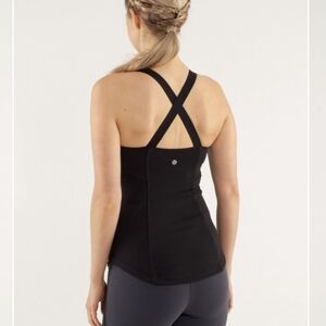 Lululemon Work It Out Tank Black Size 6